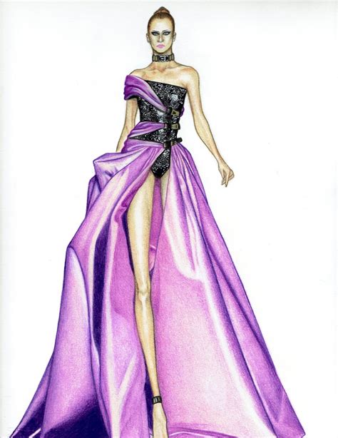 donatella versace outfits|donatella versace design sketches.